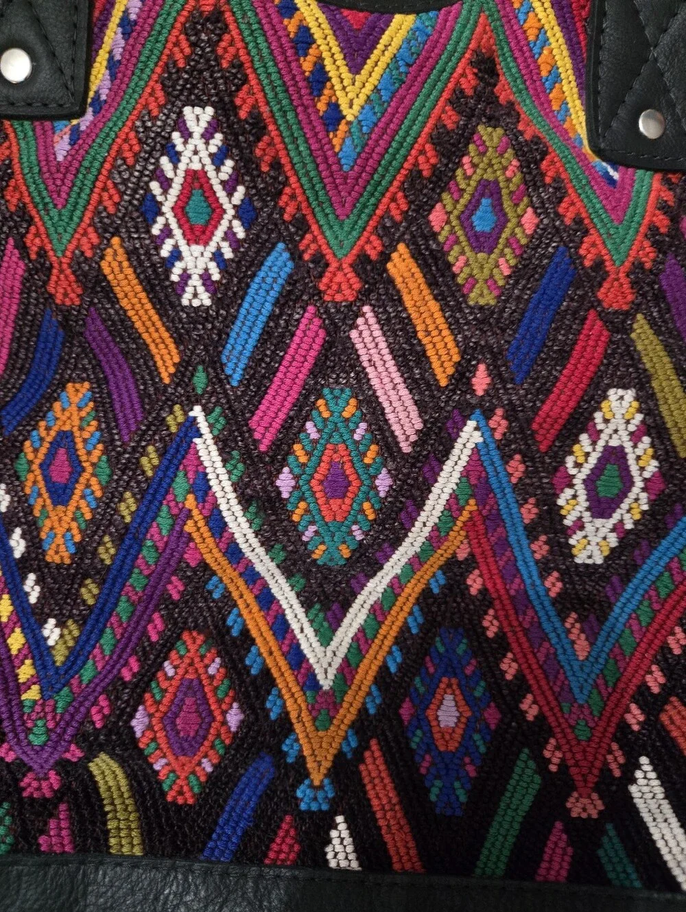 Nena & Co. Multicolor Embroidered Convertible Backpack Tote